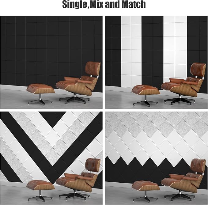 Sonicism 12 Pack Acoustic Wall Panels - Image 2