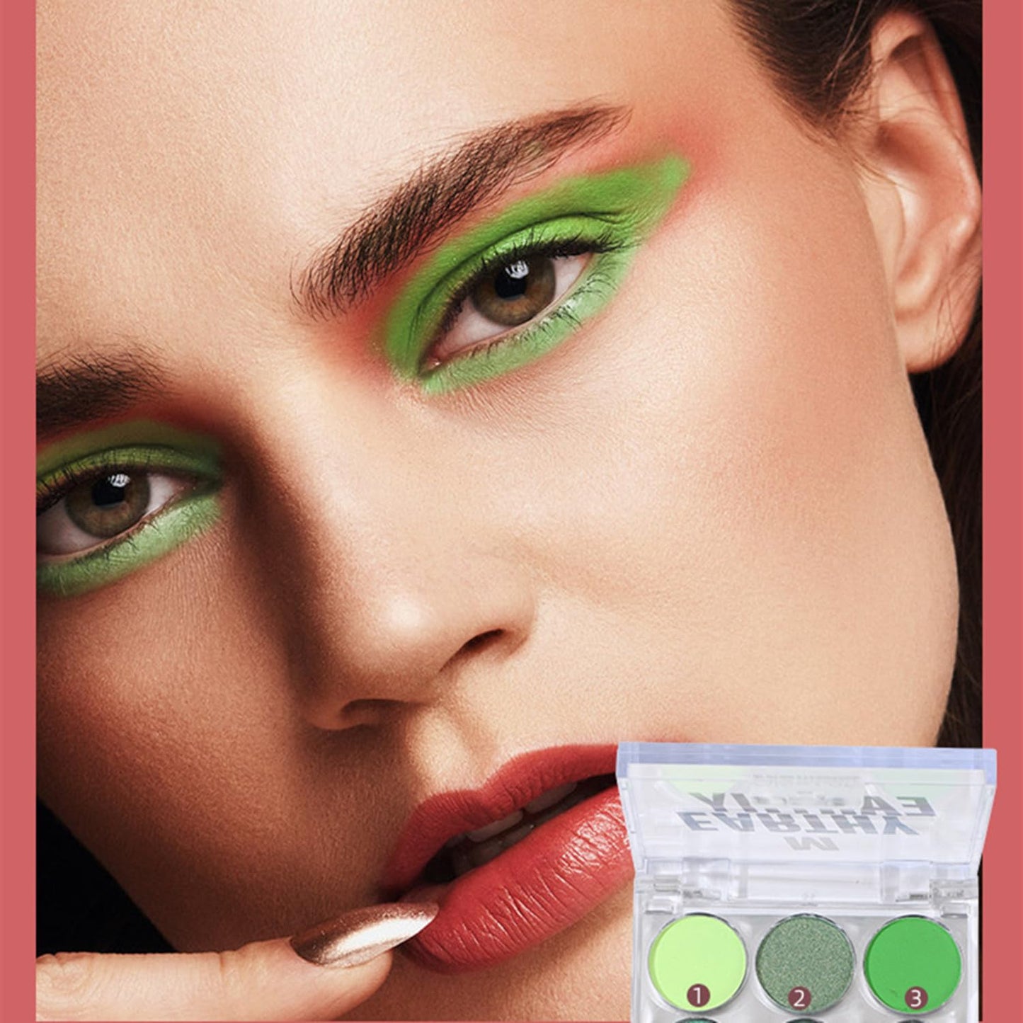 Mattew Eyeshadow Palette 9 Colors Cool Toned Matte Glitter Eyeshadow Palette (Color 01)