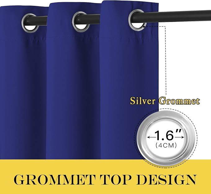 NICETOWN Blackout Patio Curtains 100 x 144 Inches Long - Image 6