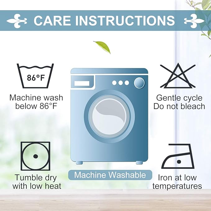ChrisDowa Blackout Curtains 108 Inches Long 2 Panels Set - Image 7