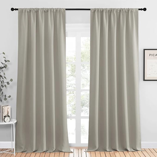 NICETOWN Blackout Curtains for Living Curtains, Room Darkening Window Curtain by NICETOWN