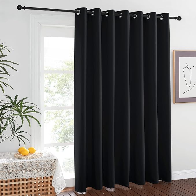 NICETOWN Closet Door Curtain, Room Dividers Panel Screens Partitions, Wide - Image 7
