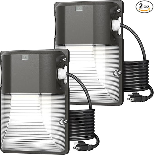 CINOTON 30W Plug in LED Wall Pack Light by CINOTON