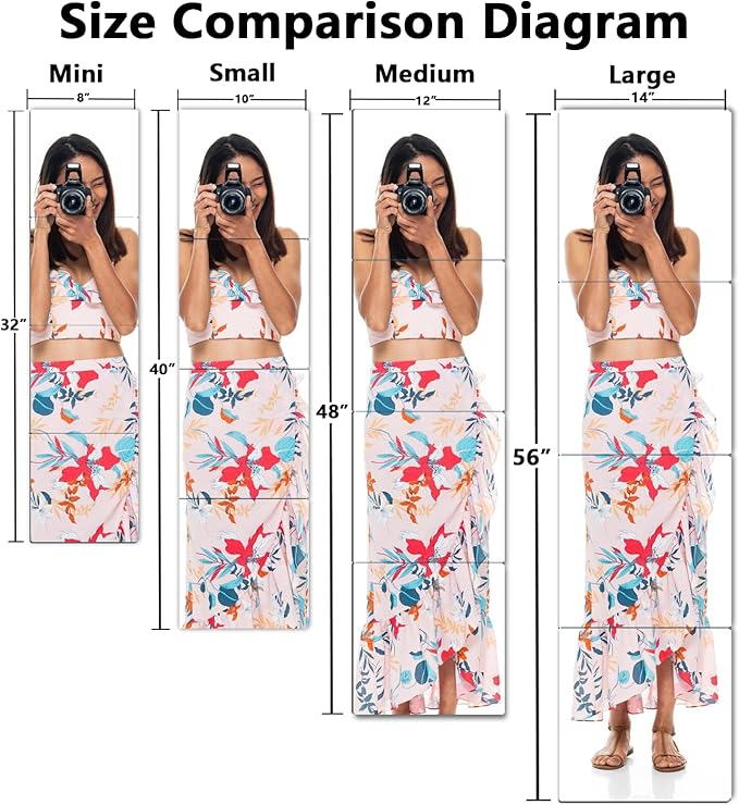 Unbreakable Full Length Wall Mirror, Mirrors - Image 6