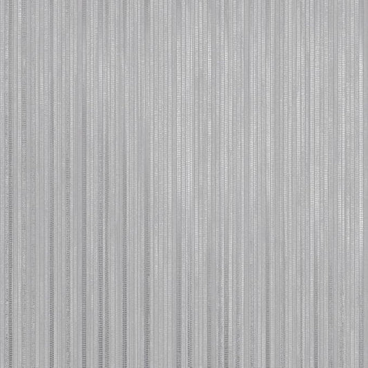Tempaper Textured Metallic Silver Faux Grasscloth Removable Peel and Stick by TempaperCo