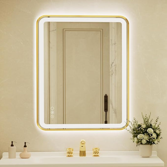 28x40 Inch LED Bathroom Mirror by Unknown
