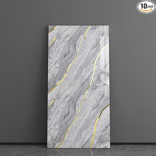 Haimin Wall Panels Peel and Stick 10 Pieces 23.6x11.8in Lightweight Backsplash by HaiminHomeDecorWallpaper
