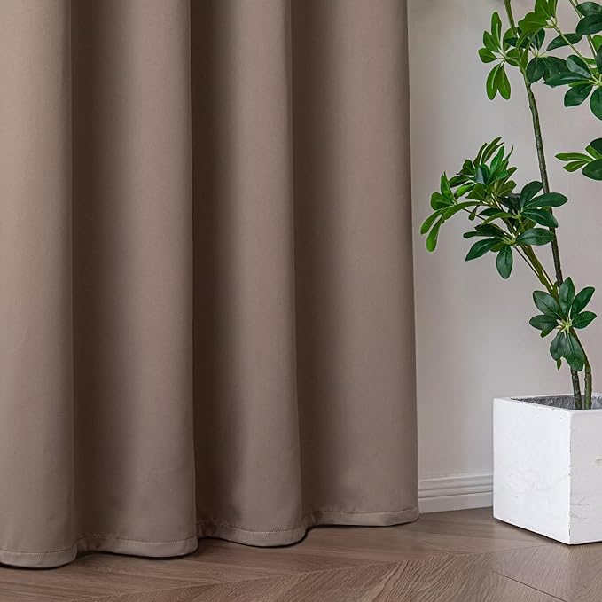 IGEMAEVE Blackout Curtains 72 Inch Length 2 Panels Set, Grommet Energy Saving - Image 7