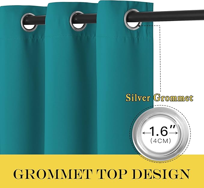 NICETOWN Patio Blackout Curtain Panels - Image 6