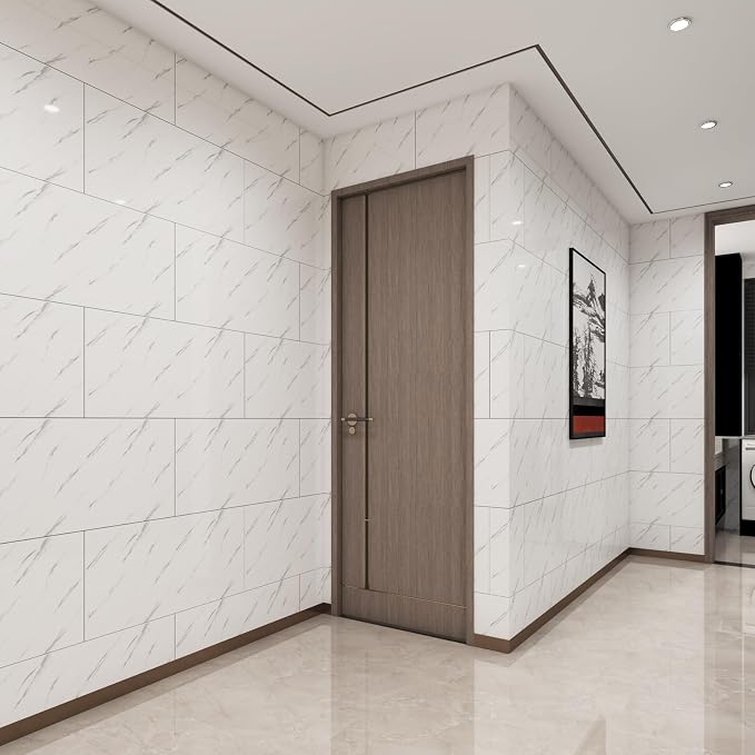 Haimin Wall Panels Peel and Stick 10 Pieces 23.6x11.8in Lightweight Backsplash - Image 2