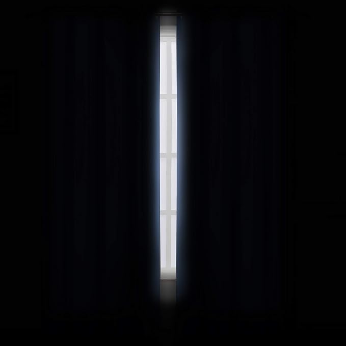 LEMOMO Sky Blue Thermal Blackout Curtains/42 x 72 Inch/Set of 2 Panels Room - Image 3