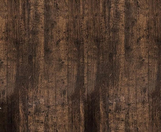 Orgrimmar 236" x 17.8" Dark Brown Wood Peel and Stick Wallpaper Self-Adhesive by Orgrimmar