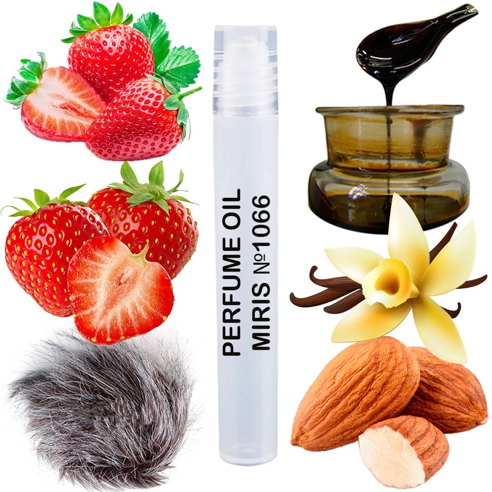 MIRIS Perfume Oil No. 1066, Inspired by Mukhallat, Long-Lasting Unisex Roll-On For Women and Men, Rollerball 0.34 Fl Oz / 10 ml