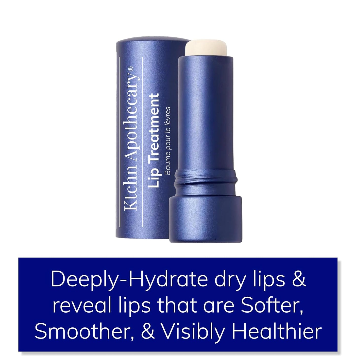 100% Natural Ultra-Hydrating Lip Balm & Conditioner-in-1 | Hydrate & Soften Dry/Chapped Lips | Silky Smooth, Never Waxy | Men & Women | Pack of 2