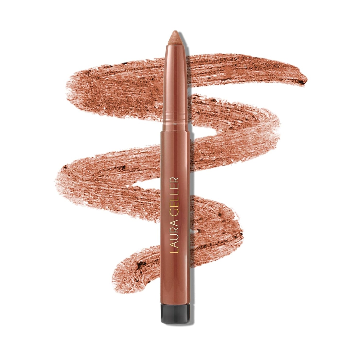 LAURA GELLER NEW YORK Kajal Longwear Kohl Eyeliner Pencil - Clove Kohl - Caffeine and Vitamin E - Smooth & Blendable Liner - Built-In Sharpener