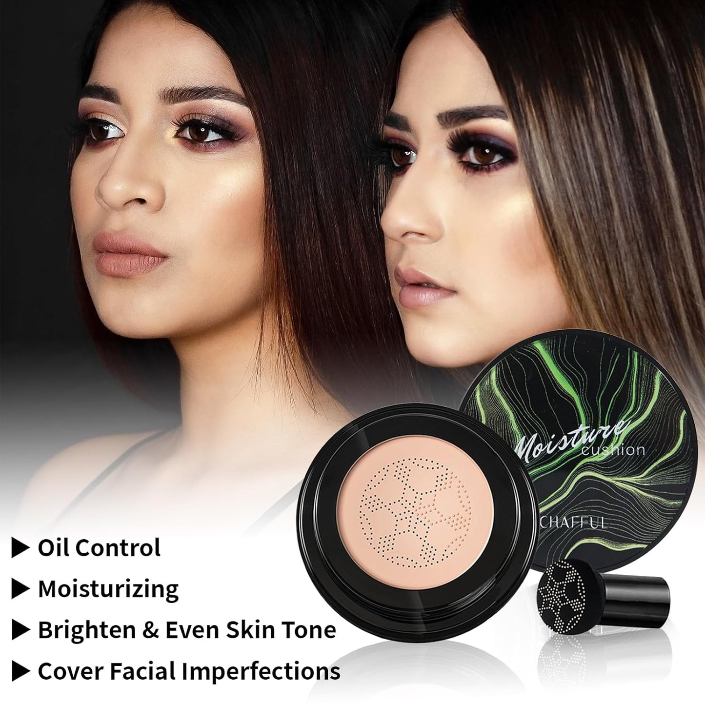 Makeup Set Kit for Women Full Kit, Makeup Present for Girl Women Teen, Matte Eyeshadow CC Cream Foundation Face Primer Brush Set Sponges, Lip Glosses Counter Stick Eyeliner