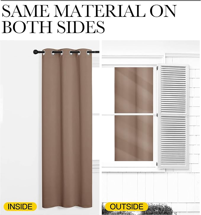 NICETOWN Blackout Draperies Curtains Panels - Image 6