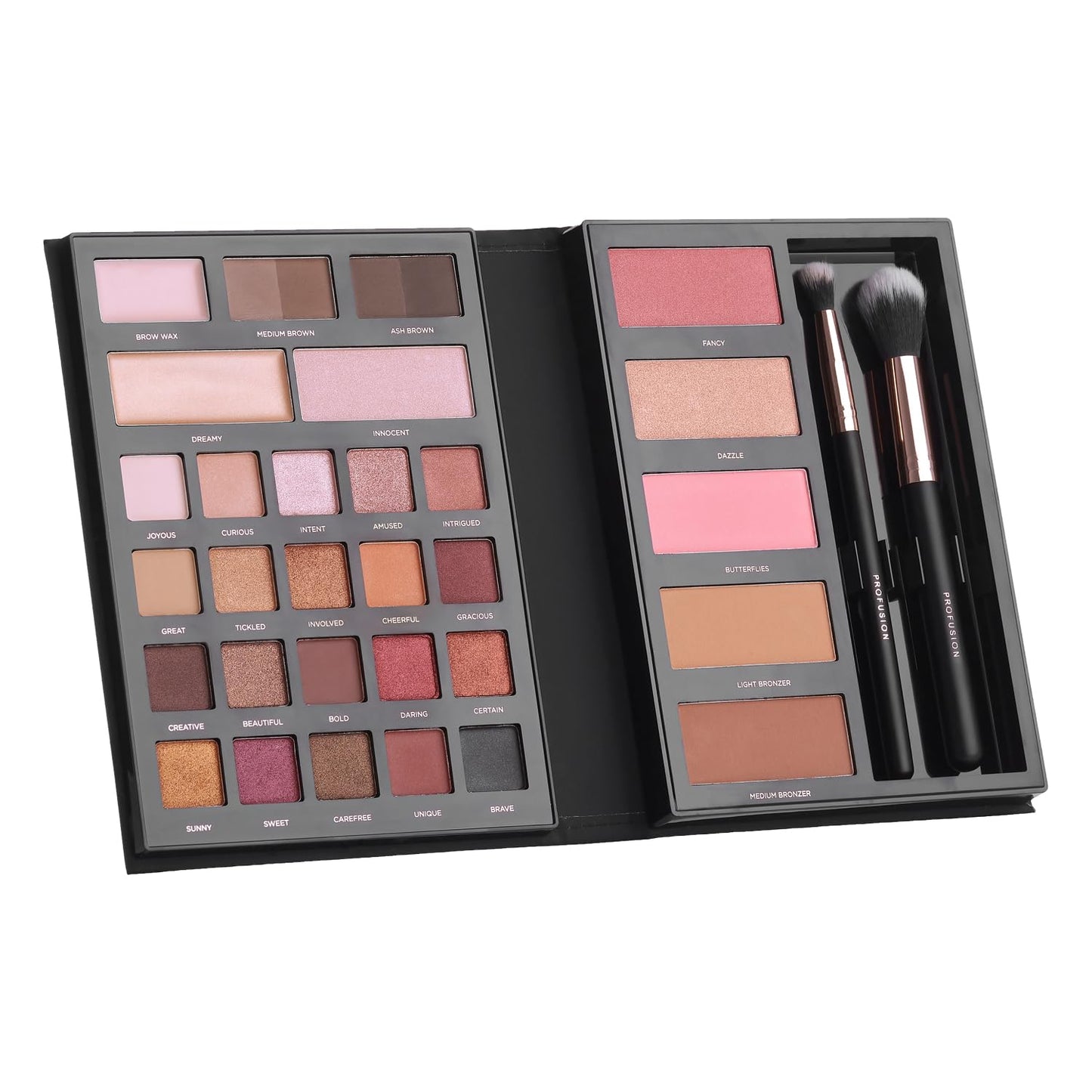 Profusion Cosmetics - Trendsetter Collection Pro Face Kit Blusher Bronzer Eyeshadow 32pcs