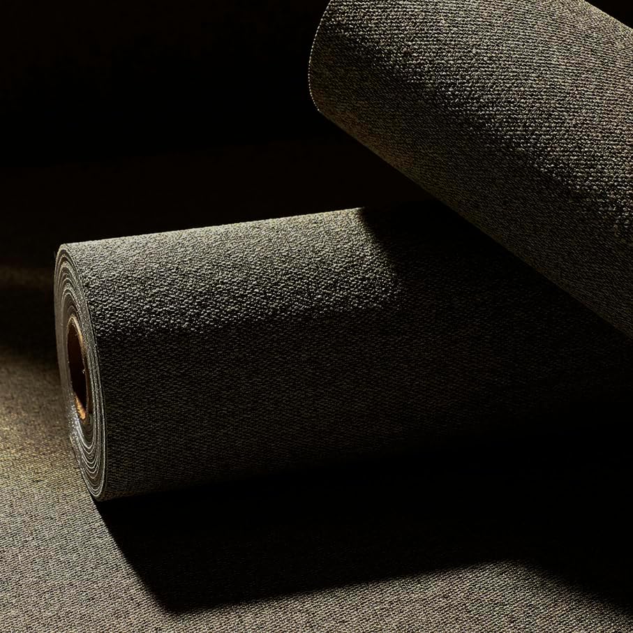 Grasscloth Textured Peel&Stick Wallpaper Slight Velvety Fabric - Image 2