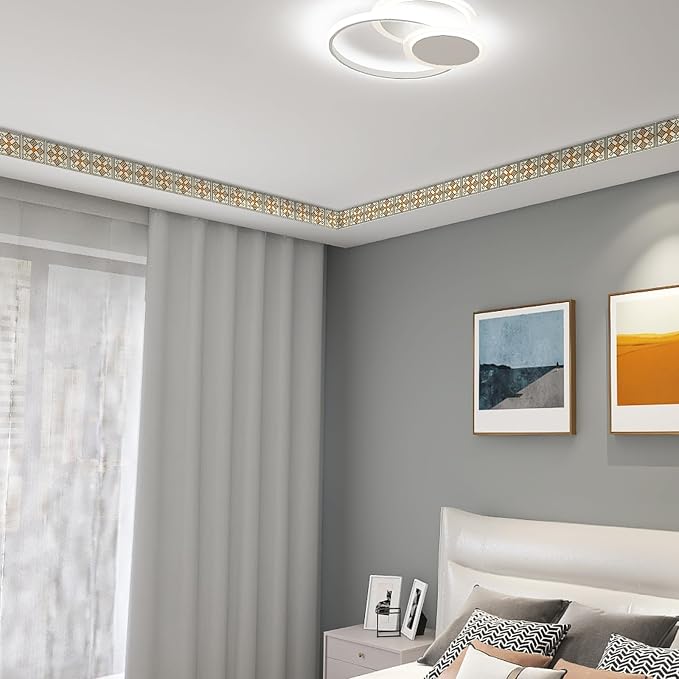 HOMETITUTE Wallpaper Border Peel and Stick Decorative Wall Trim Self Adhesive - Image 4