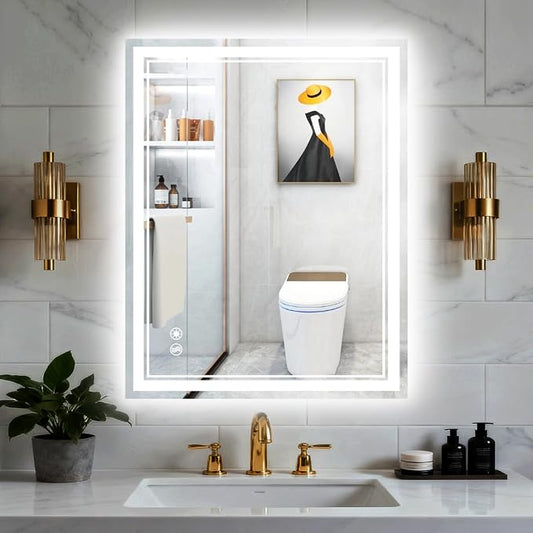 28“ x 36” LED Bathroom Mirror Fogless LED Mirror by NESDCC