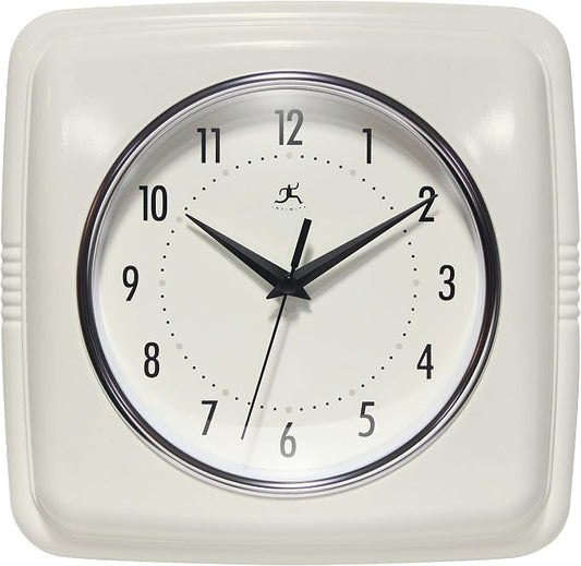 Infinity Instruments Square Retro Wall Clock by InfinityInstruments