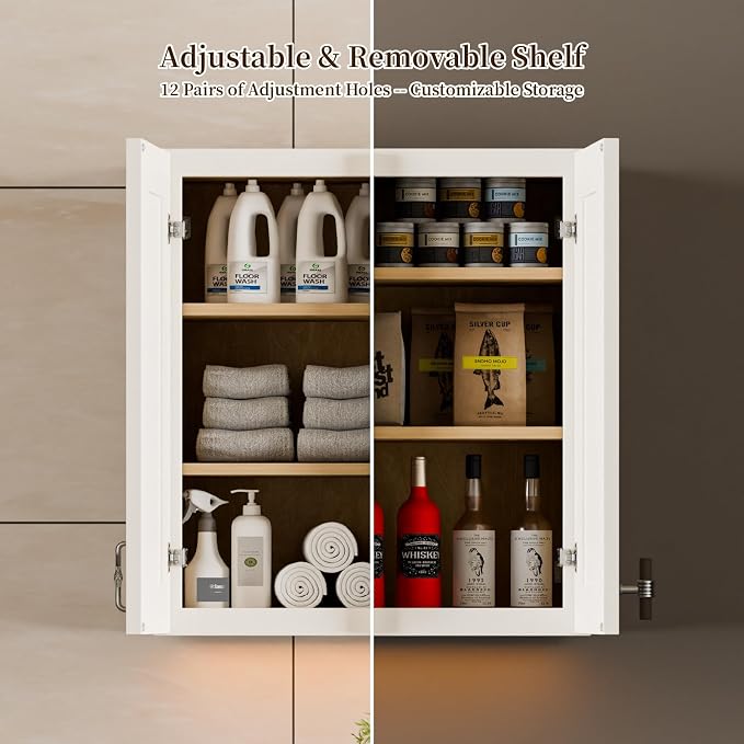 Kisart Laundry Room Cabinets Wall Mounted - Image 5