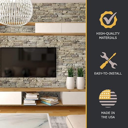 AZ Faux High-Density Polyurethane Faux Stone Interlocking Left Endcap - Image 5
