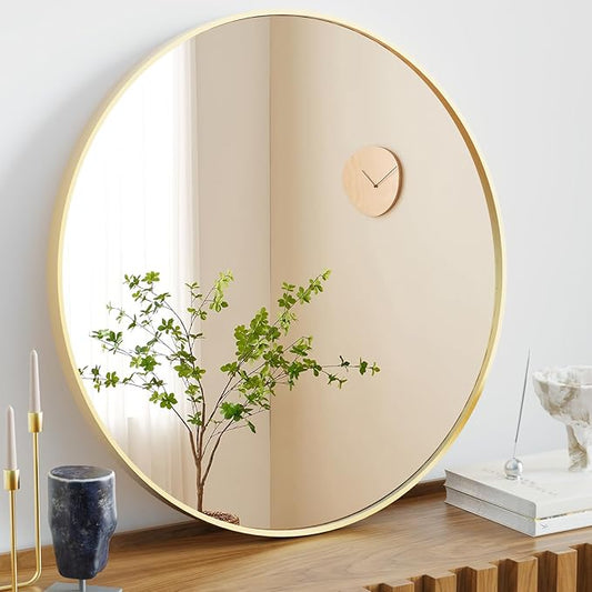 Sweetcrispy 28 Inch Round Wall Mirror by Sweetcrispy
