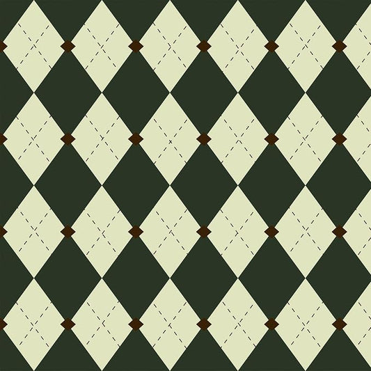 Simon&Siff Retro Peel and Stick Wallpaper Black and Green Wallpaper Vintage by SimonSiff