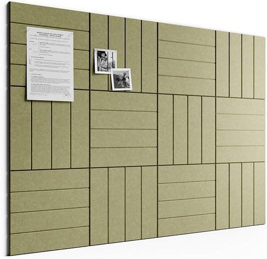 Bumusty Large Cork Board Alternative-48 x 36" Felt Bulletin Board Tiles by BUMUSTY