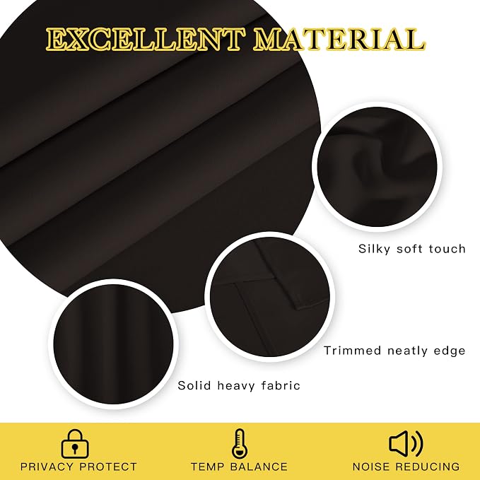 NICETOWN Patio Blackout Curtain Panels - Image 2