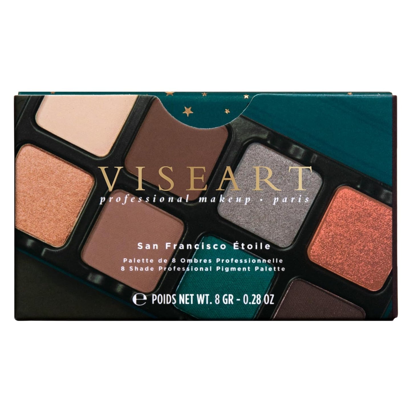 Viseart Paris Petit Pro Luxe Eyeshadow Makeup (San Francisco Étoile)