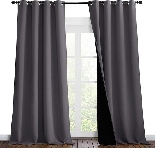 NICETOWN 100% Blackout Blinds, Laundry Room Decor Window Treatment Curtains by NICETOWN