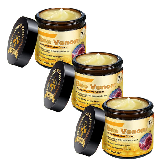 Bee Venom Comprehensive Cream, 2025 New Bee Venom Skin Treatment Cream, Firms and rejuvenates the skin, Natural Serum Suitable for All Skin Types (3)