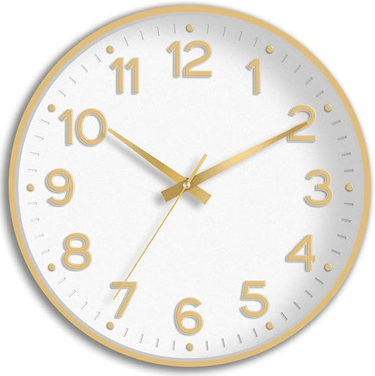Roymnie Wall Clock 12 Inch Silent Wall Clocks Battery Operated-Modern Non by Unknown