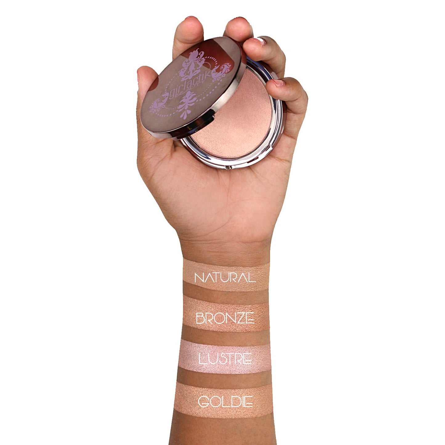 Girlactik Face Glow (Pressed Powder) - Bronze - 7 g / .25 oz