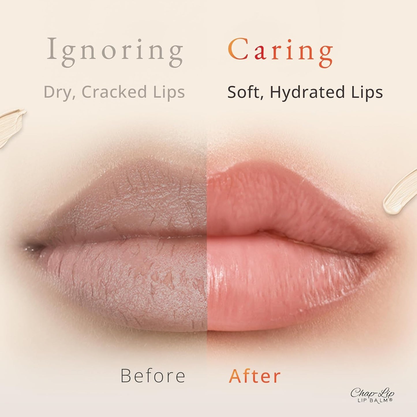 CHAP-LIP 100% All Natural Lip Balm Hydrating Bulk Chap Stick with Fruit Flavors, Coconut Oil, Cocoa Butter - Christmas Gift Stocking Stuffers Lip Therapy Pack for Men and Women - Made in USA, 60 Pack