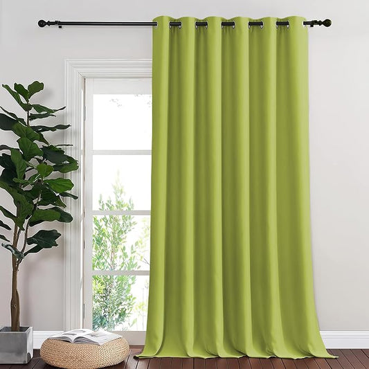 NICETOWN Room Divider Curtain 132 Inches Long, Wide Blackout Sliding Door by NICETOWN