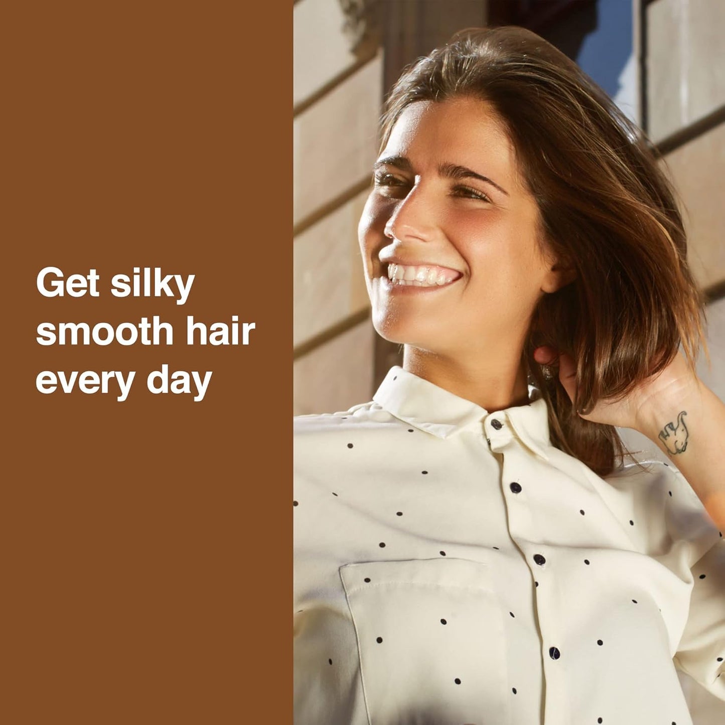 Keratin Anti-Frizz Leave-in Conditioner and Straightening Serum with Argan Oil for All Hair Types - 2 Fl. Oz.