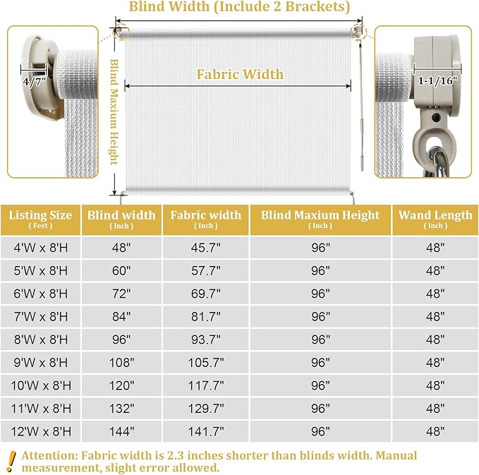 Shade&Beyond Outdoor Roller Shades - Image 9