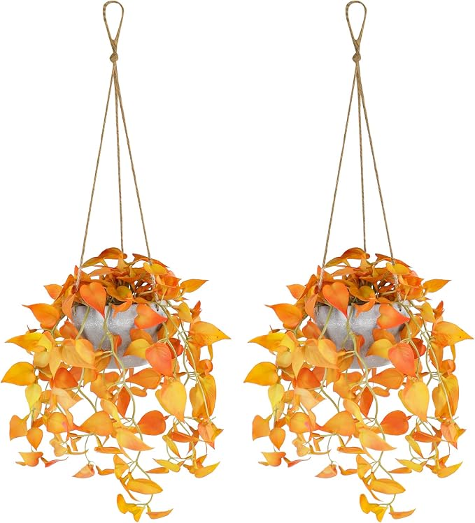 TNNTOPELE Autumn Fake Hanging Plants by TNNTOPELE