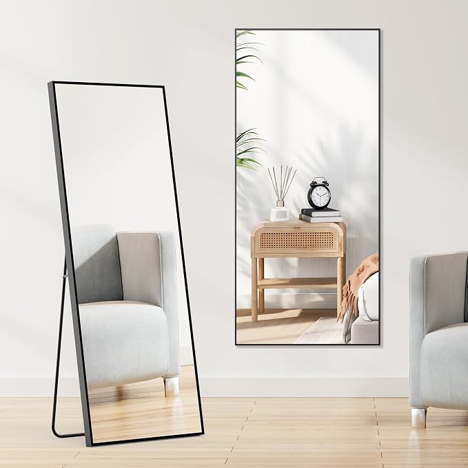 DUMOS Full Length Mirror 64"x21" Full Body Floor Mirror by DumosLifestyle