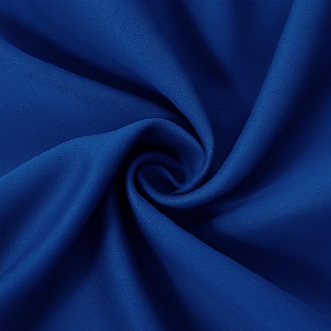LEMOMO Blackout Curtains 42 x 63 inch/Royal Blue Curtains Set of 2 - Image 5