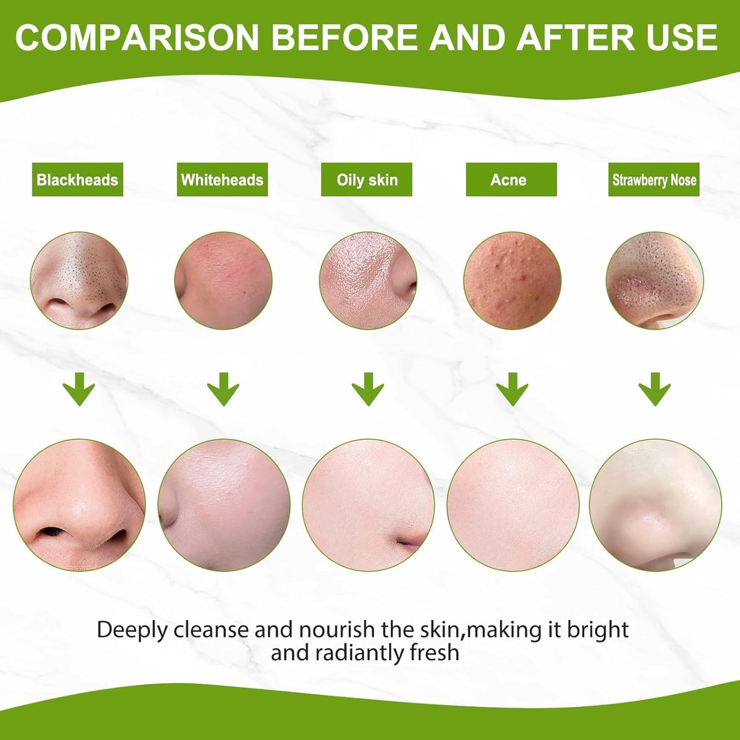 Blackhead Remover Mask, Charcoal Peel Off Face Mask | Charcoal face Mask for Deep Cleansing Dirts, Pores, Acne, Skin Oil and Blackheads | Suitable for all skin types for boys and girls(2.8 Fl Oz)