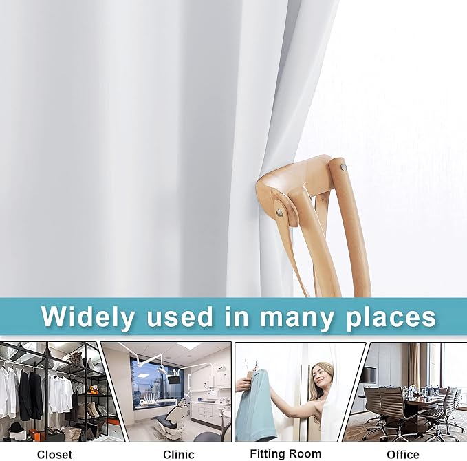 RYB HOME Extra Wide Curtains for Room Divider Blackout Energy Saving Privacy - Image 4