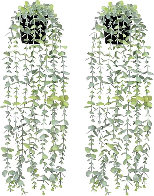 Waipfaru 2Pcs Fake Hanging Plants by Waipfaru