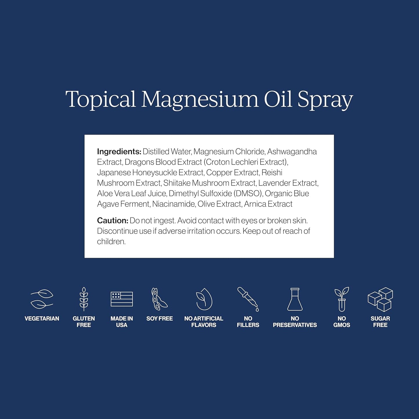 CYMBIOTIKA Topical Magnesium Oil Spray for Body, USA Made, Supplement for Leg Cramps, Muscle, Joint Health & Sleep Support, Includes Magnesium Chloride, Lavender Extract, Aloe Vera, 2pck (6.8 fl oz)