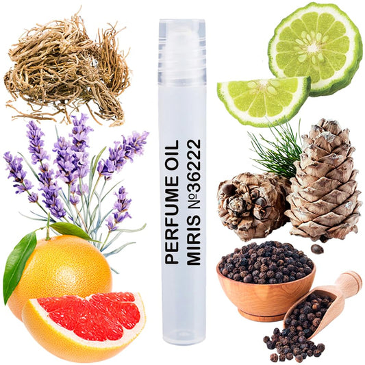 MIRIS Perfume Oil No. 36222, Inspired by Blue Label, Long-Lasting Men Roll-On, Rollerball 0.34 Fl Oz / 10 ml