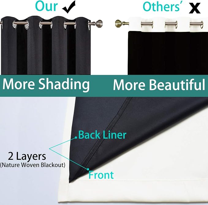 Yakamok 100% Blackout Curtains - Image 5